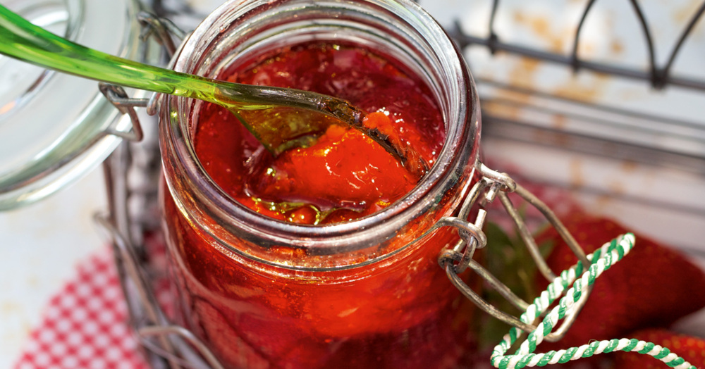 Erdbeermarmelade mit Vanille Rezept | Küchengötter Erdbeermarmelade mit Vanille Rezept | Küchengötter