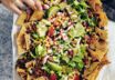 Überbackene Nachos mit Pilz-Tofu-Topping