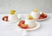 Mandel-Pannacotta mit Pflaumen