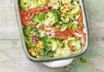 Sommergemüsegratin mit Zitronensahne