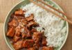 Schweinefleisch mit Austernsauce