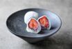 Daifuku-Mochi mit Erdbeeren Daifuku-Mochi mit Erdbeeren