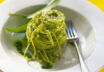 Spaghetti mit Bärlauchpesto Spaghetti mit Bärlauchpesto