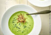 Würzige Bärlauchsuppe mit Röstzwiebeln