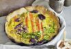Bunte Möhren-Quiche mit Sonnenblumenkernen Bunte Möhren-Quiche mit Sonnenblumenkernen