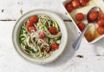 Zucchini-Bärlauch-Pasta mit Tomaten