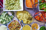 Buffet-Speisen