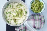 Spargelrisotto mit Kräutergremolata Spargelrisotto mit Kräutergremolata