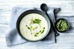 Spargelsuppe mit Bärlauchpesto Spargelsuppe mit Bärlauchpesto