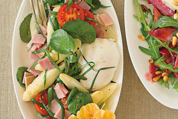 Spargelsalat mit Bärlauch Rezept | Küchengötter Spargelsalat mit Bärlauch Rezept | Küchengötter