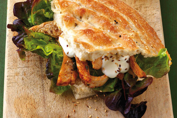 Fladenbrot mit Gyros Rezept | Küchengötter