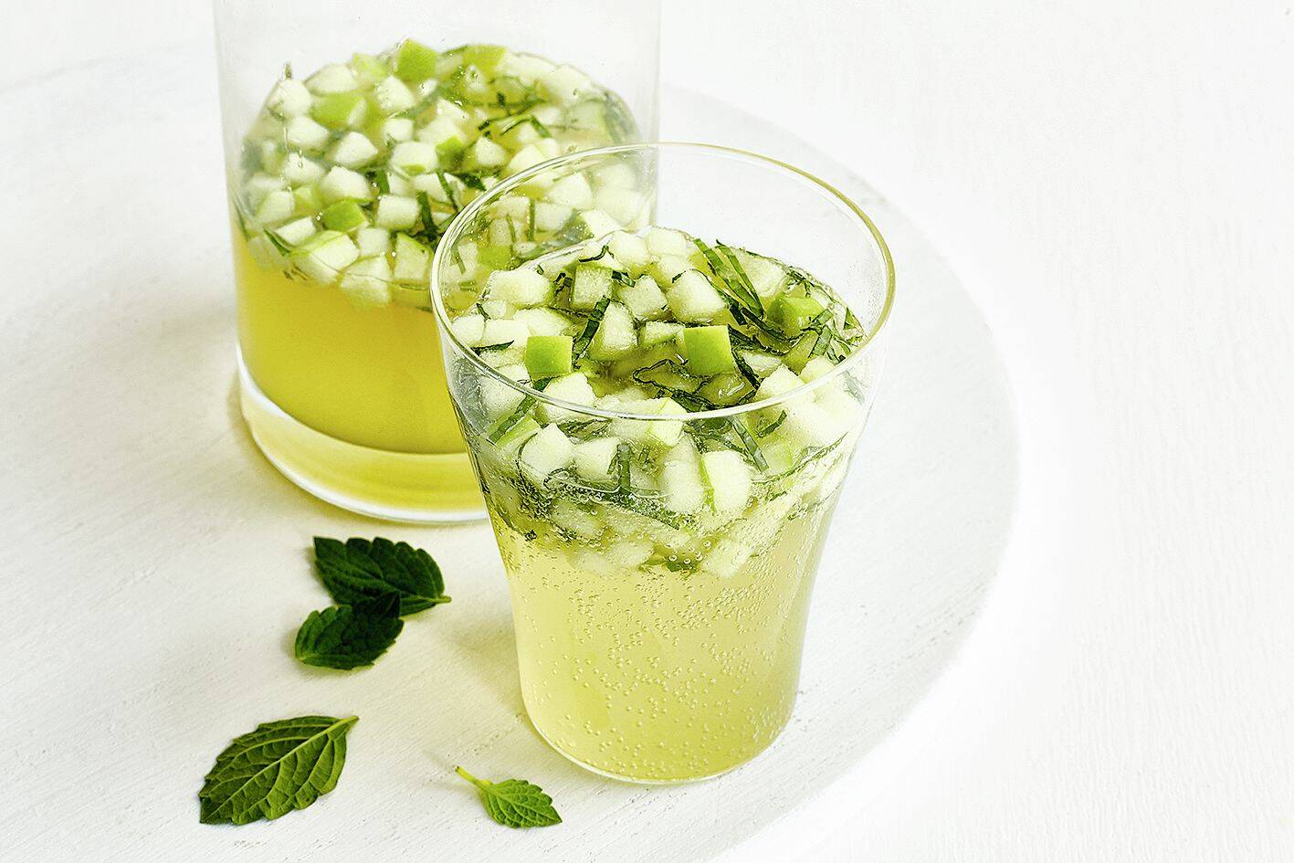 Alkoholfreier Cocktail mit Holunderblütensirup | Küchengötter Alkoholfreier Cocktail mit Holunderblütensirup | Küchengötter