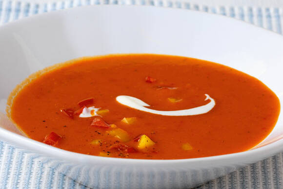 Pikante Tomaten Paprika Suppe Mit Einlage - Rezepte Suchen Pikante Tomaten Paprika Suppe Mit Einlage - Rezepte Suchen