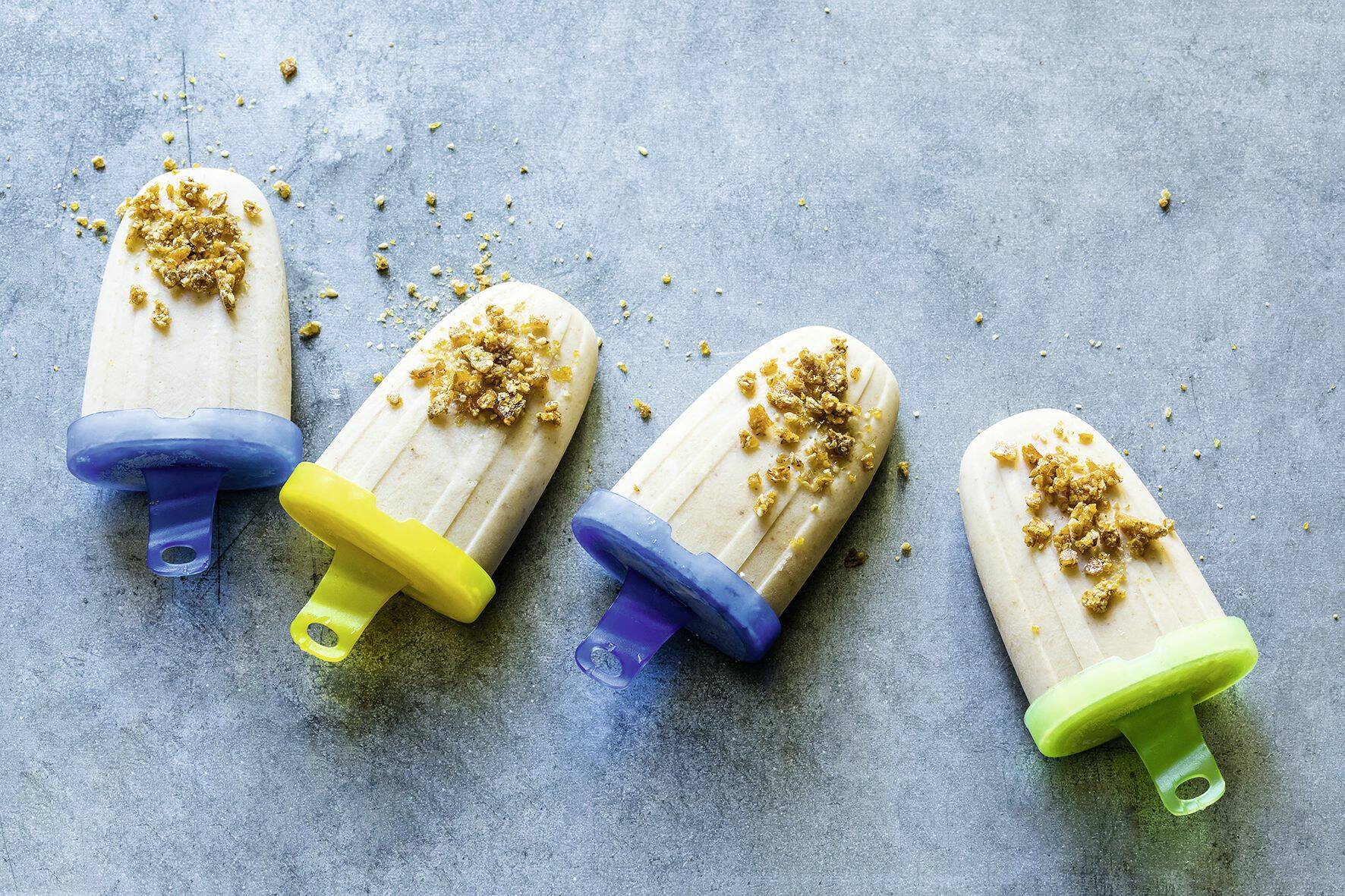 Soja-Eis am Stiel mit Sesamkrokant Rezept | Küchengötter Soja-Eis am Stiel mit Sesamkrokant Rezept | Küchengötter