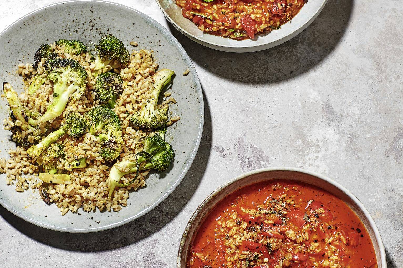 Hafer-Tomaten-»Risotto« mit Basilikum Rezept | Küchengötter Hafer-Tomaten-»Risotto« mit Basilikum Rezept | Küchengötter