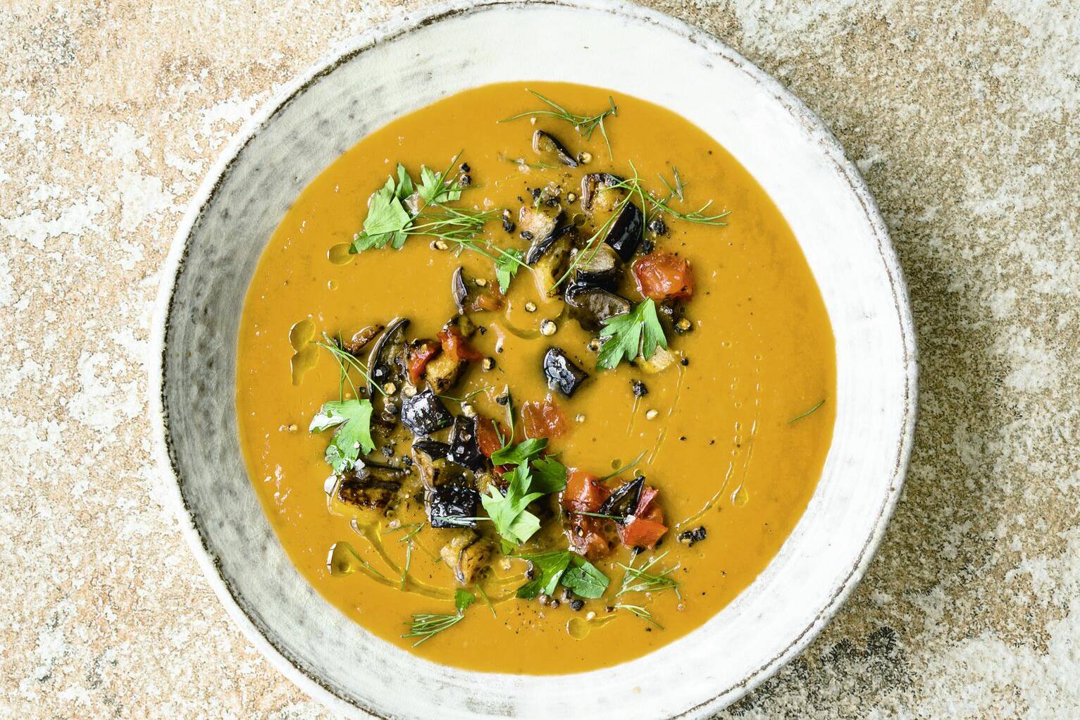 Auberginensuppe Rezepte - Rosmarin Pilzen Sonntag Gehen Irgendwie Einkaufen Versäumt