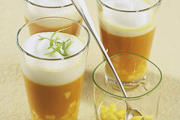 Möhren-Mango-Cappuccino Rezept | Küchengötter
