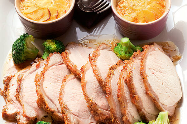 Schweinelende mit Orangen-Senf-Sauce Rezept | Küchengötter Schweinelende mit Orangen-Senf-Sauce Rezept | Küchengötter