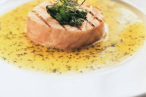 Schwertfisch mit Zitronen-Oregano-Sauce Rezept | Küchengötter Schwertfisch mit Zitronen-Oregano-Sauce Rezept | Küchengötter