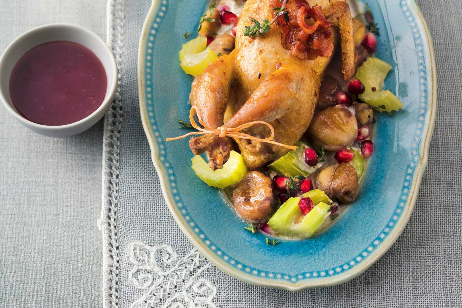 Wachteln mit Maronenfüllung Rezept | Küchengötter Wachteln mit Maronenfüllung Rezept | Küchengötter