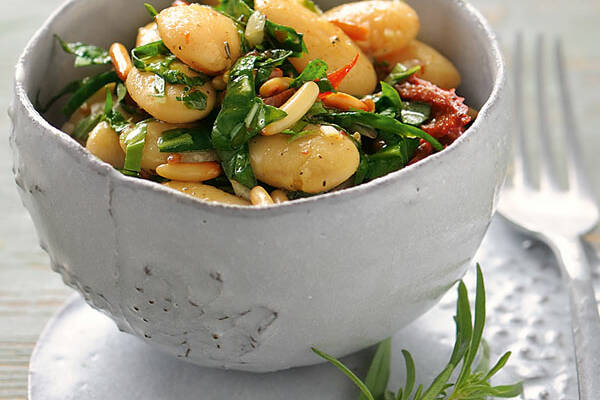 Bohnen-Spinat-Salat Rezept | Küchengötter