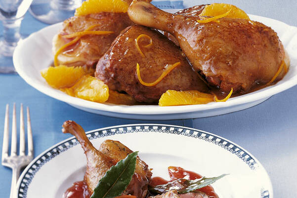 Ente mit Orangenfilets Rezept | Küchengötter Ente mit Orangenfilets Rezept | Küchengötter