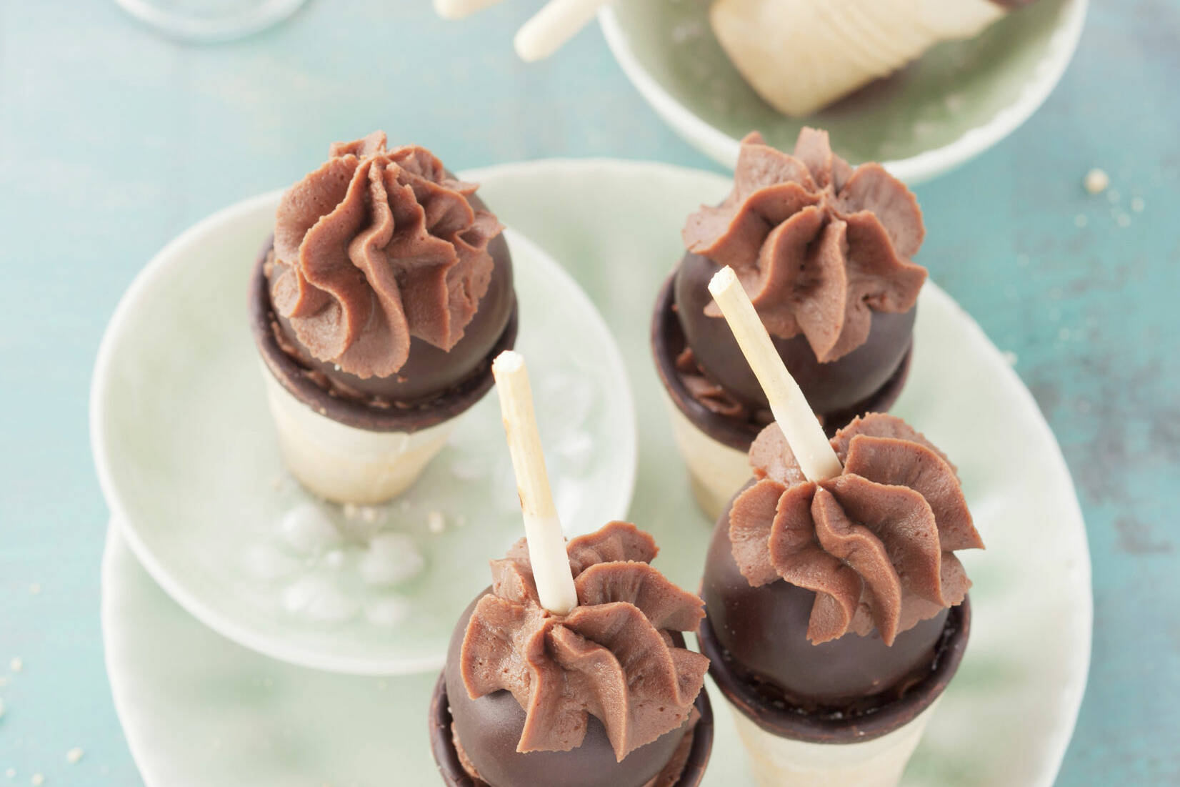 SCHOKO-MOUSSE-POPS Rezept | Küchengötter SCHOKO-MOUSSE-POPS Rezept | Küchengötter