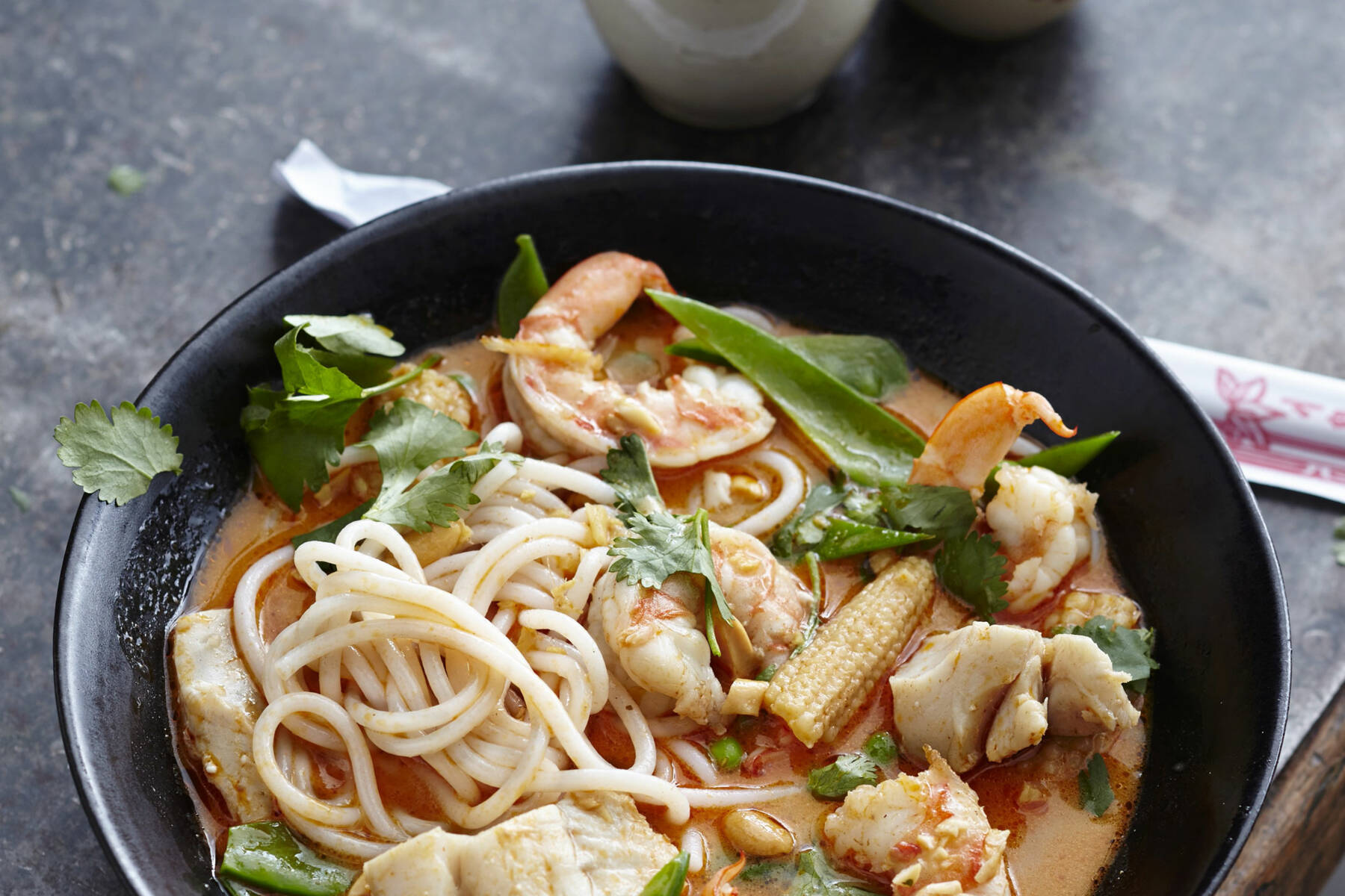 Garnelen-Fisch-Laksa Rezept | Küchengötter