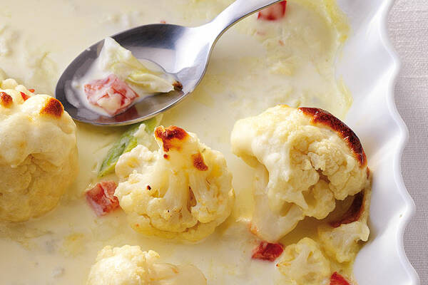 Blumenkohl-Gorgonzola-Auflauf Rezept | Küchengötter Blumenkohl-Gorgonzola-Auflauf Rezept | Küchengötter