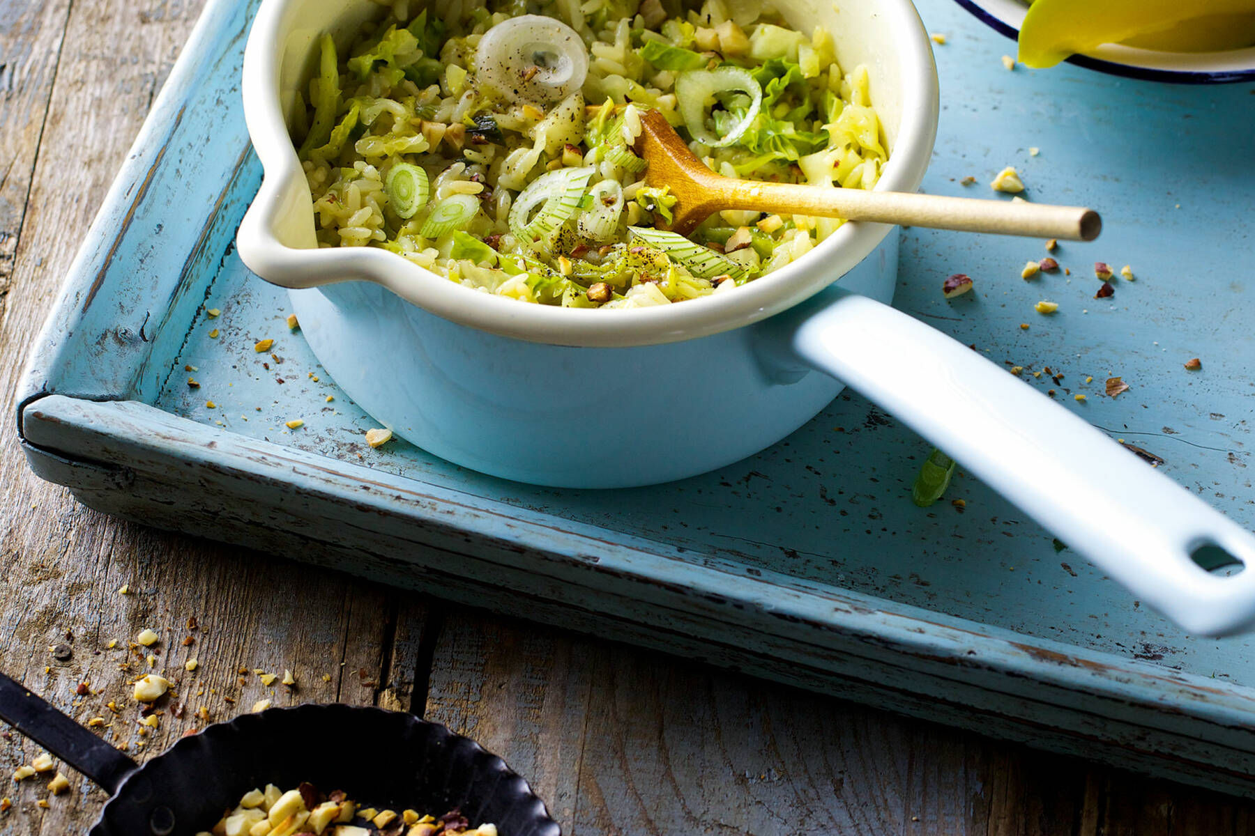 Nussiger Reis-Wirsing-Topf Rezept | Küchengötter