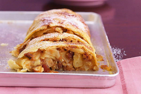 Himbeer-kokos-muffins rezept Apfelstrudel mit Strudelteig Rezept | Küchengötter