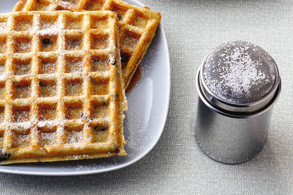 rumrosinen waffeln rezept kuchengotter