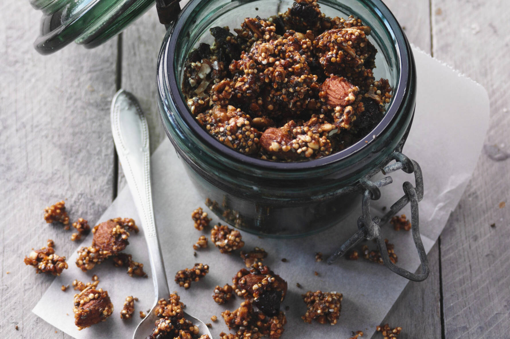 QuinoaGranola I Clean Eating Rezept Küchengötter