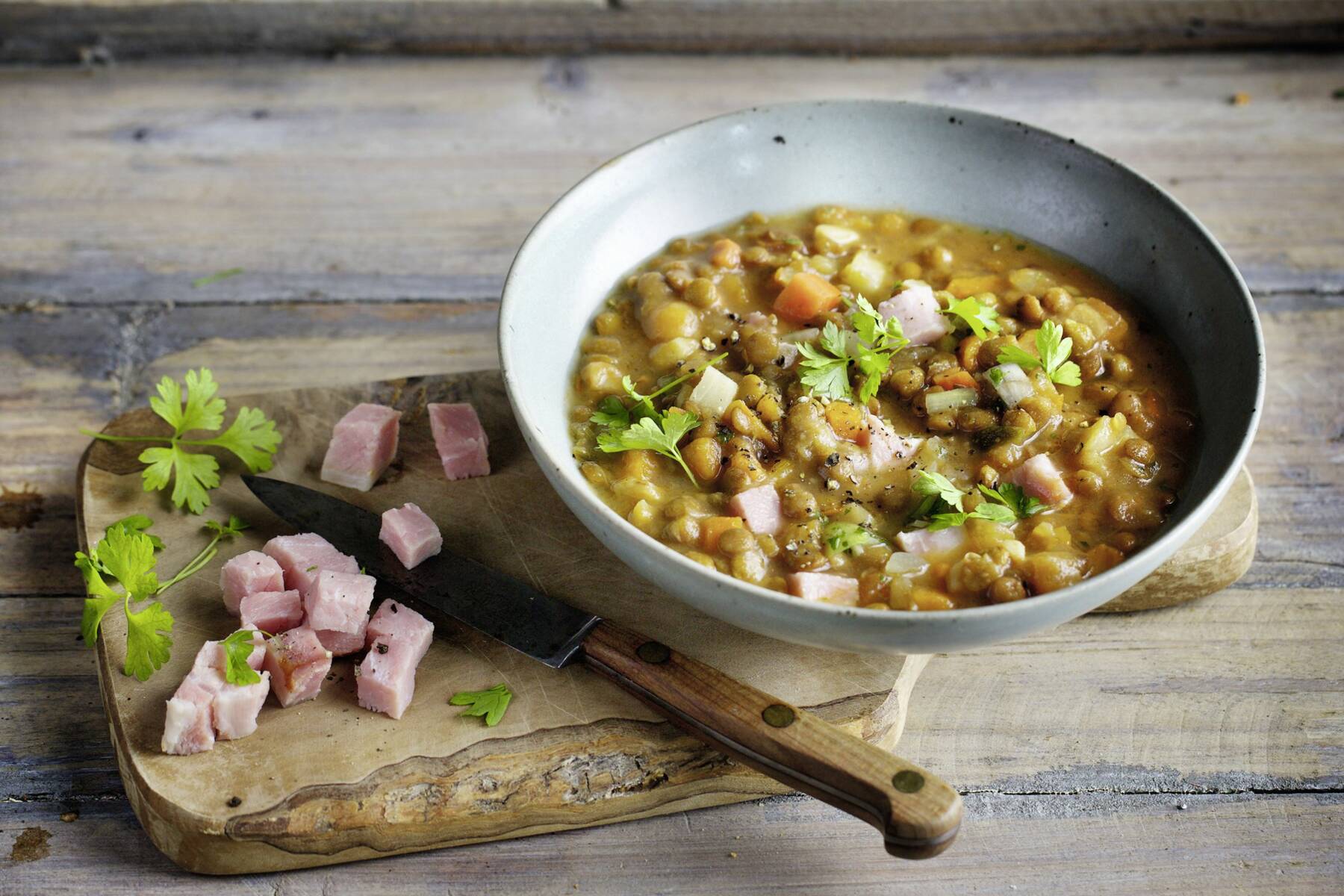 Linsentopf mit Kasseler Rezept | Küchengötter