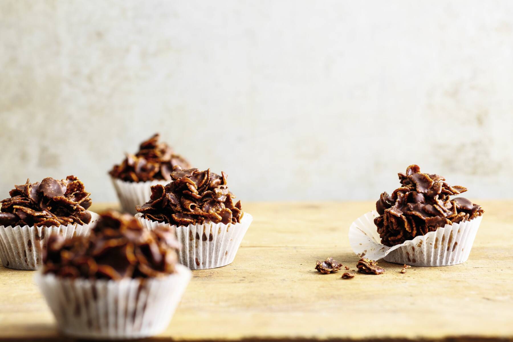 Kleine Cornflakes-Kuchen mit Schokolade Rezept | Küchengötter Kleine Cornflakes-Kuchen mit Schokolade Rezept | Küchengötter