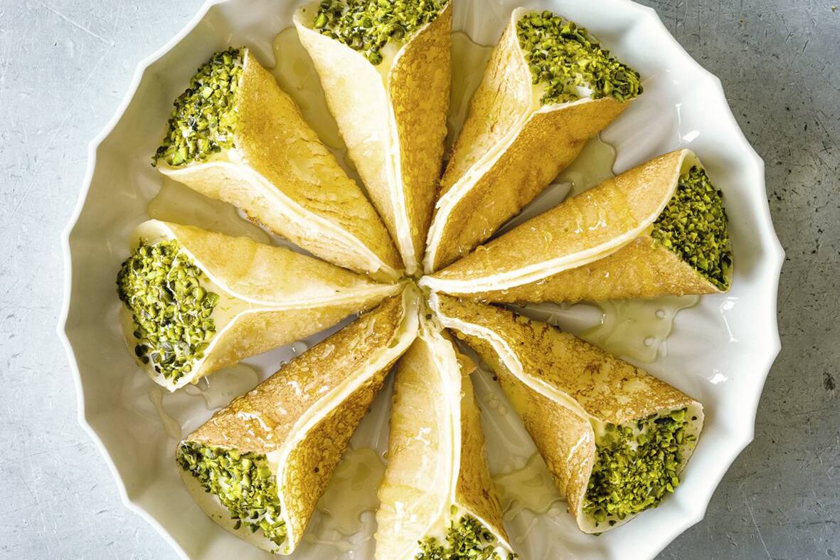 Atayef – gefüllte arabische Pfannkuchen Rezept | Küchengötter