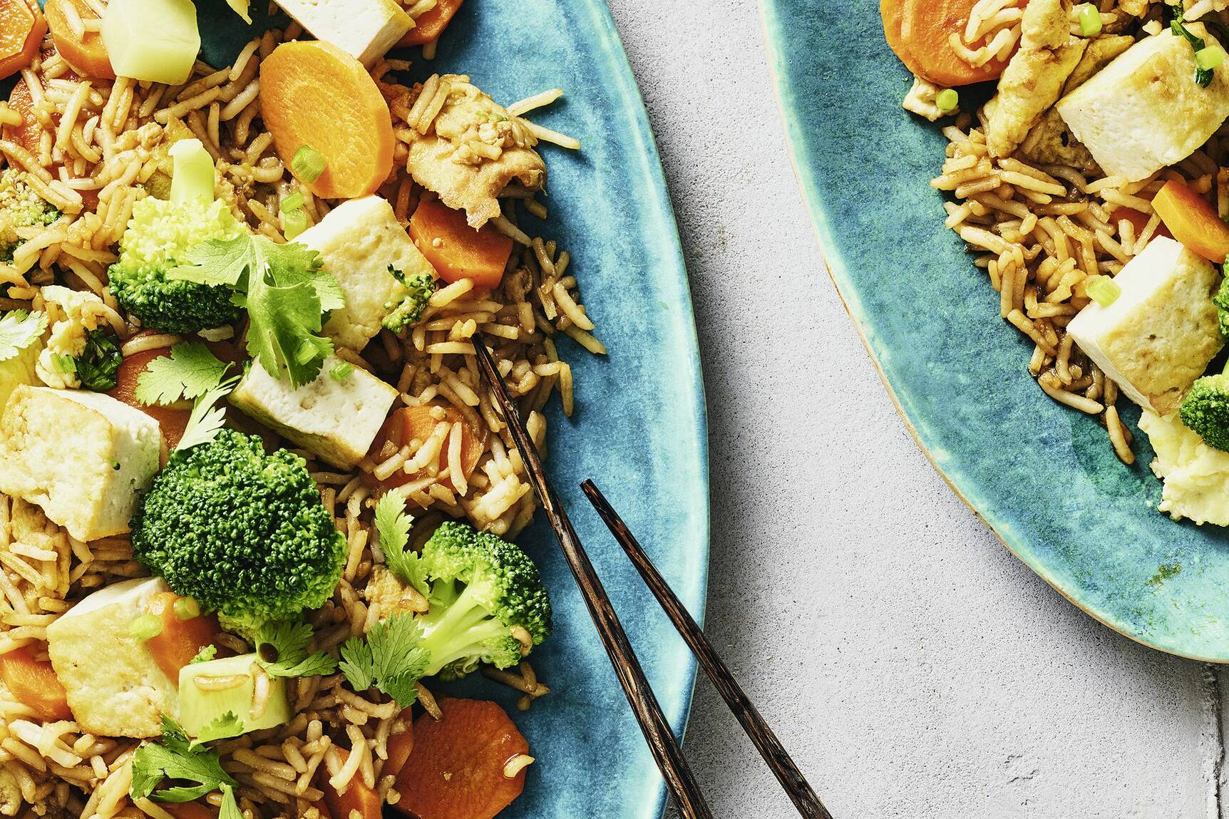 Fried Rice mit Tofu und Brokkoli Rezept Küchengötter