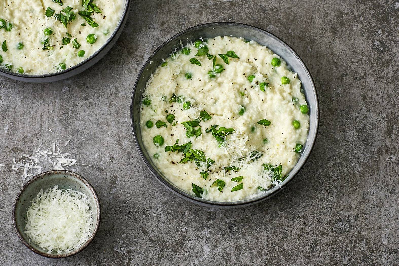Blumenkohl-Erbsen-»Risotto« Rezept | Küchengötter