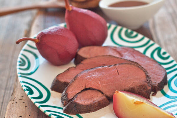 hirschbraten mit walnuss kartoffelplatzchen rezept kuchengotter