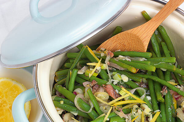 Grüne Bohnen mit Zitrone und Sardellen Rezept | Küchengötter Grüne Bohnen mit Zitrone und Sardellen Rezept | Küchengötter