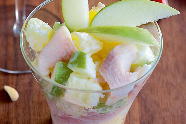 Kartoffel-Apfel-Salat mit Räucherforelle Rezept | Küchengötter Kartoffel-Apfel-Salat mit Räucherforelle Rezept | Küchengötter