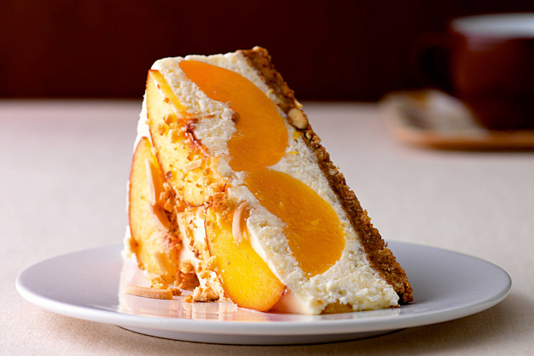 Cantuccini-Pfirsich-Reistorte Rezept | Küchengötter Cantuccini-Pfirsich-Reistorte Rezept | Küchengötter