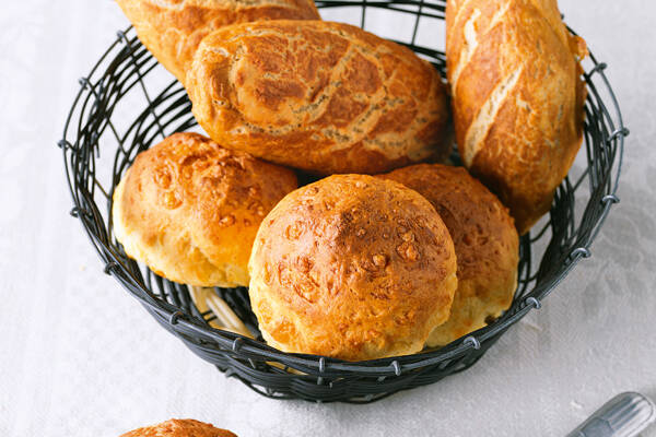 Käse-Senf-Brötchen Rezept | Küchengötter Käse-Senf-Brötchen Rezept | Küchengötter