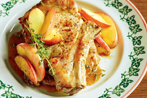 Koteletts mit Cidre-Sauce Rezept | Küchengötter Koteletts mit Cidre-Sauce Rezept | Küchengötter