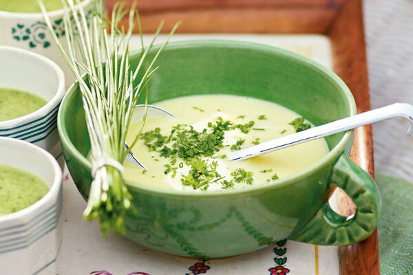 Vorspeisen kalte gefuellte Kalte Kartoffel-Lauch-Suppe Rezept | Küchengötter