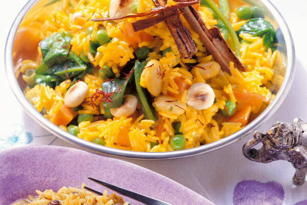 Gewürzreis mit Gemüse Rezept | Küchengötter