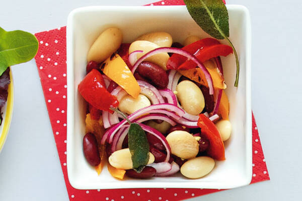 Bohnen-Paprika-Salat Rezept | Küchengötter