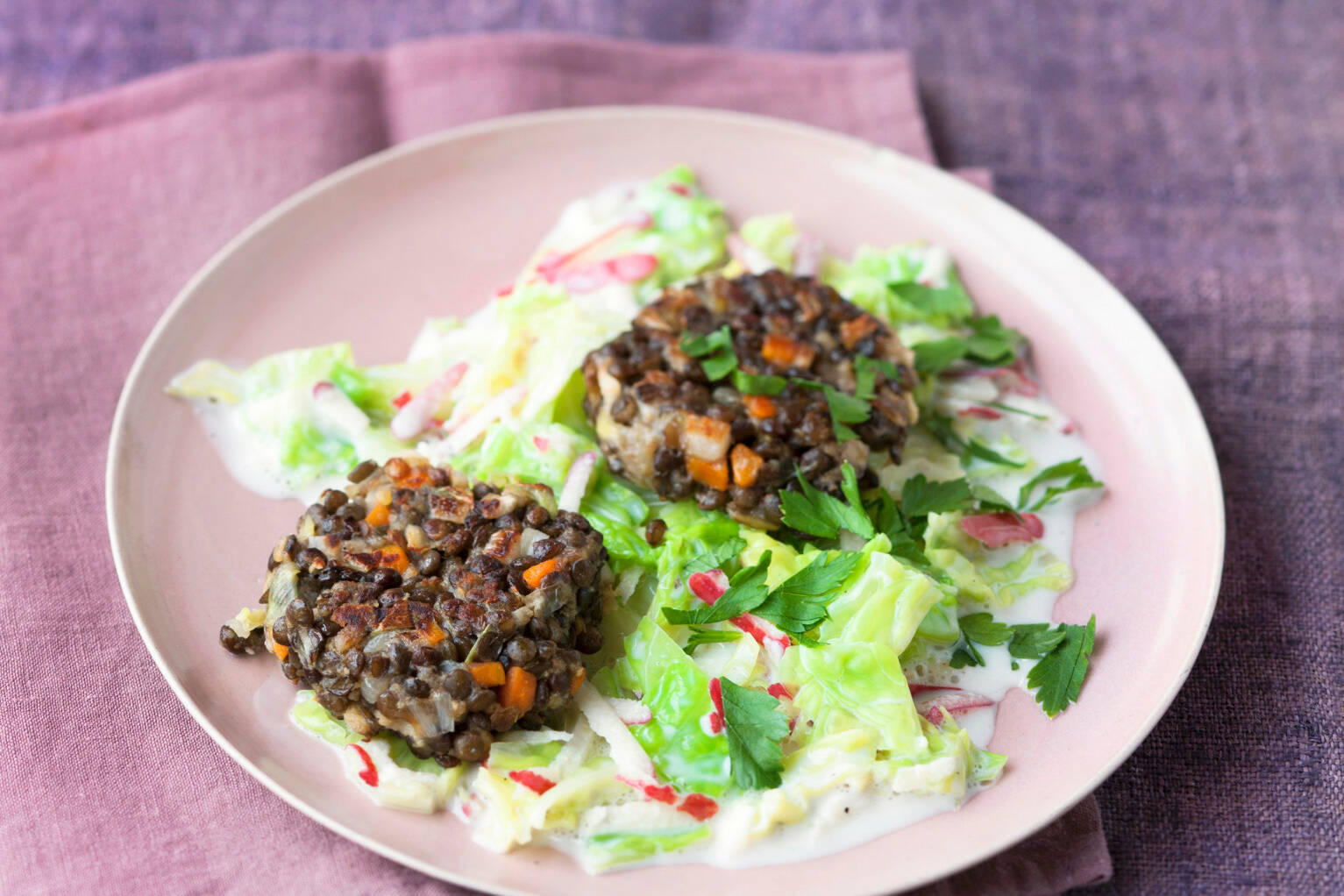 Grüne-Linsen-Bratlinge Rezept | Küchengötter Grüne-Linsen-Bratlinge Rezept | Küchengötter