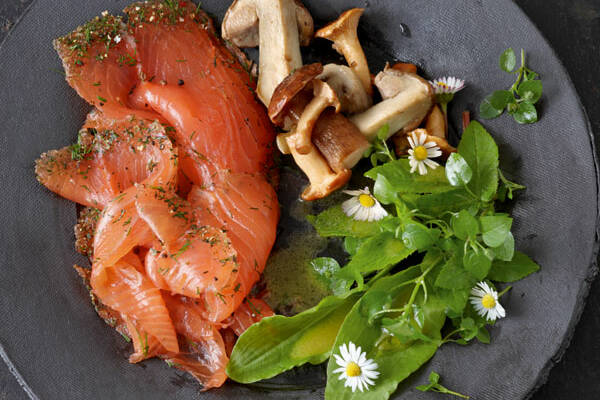 Gebeizter Pfefferlachs mit frischem Dill Rezept | Küchengötter Gebeizter Pfefferlachs mit frischem Dill Rezept | Küchengötter