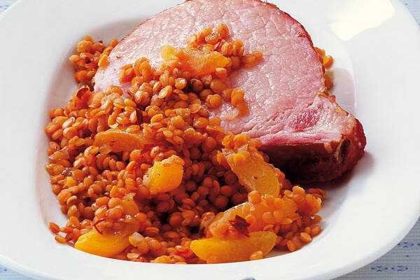 Kasseler auf Linsengemüse Rezept | Küchengötter Kasseler auf Linsengemüse Rezept | Küchengötter